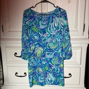 lilly pulitzer oyster print women’s dress